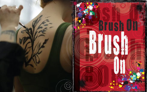 Brush On - Alcohol Based Temporary Tattoo Ink